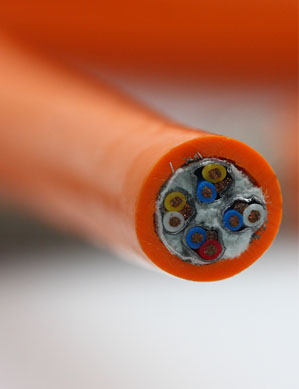 Robot cable cross-section